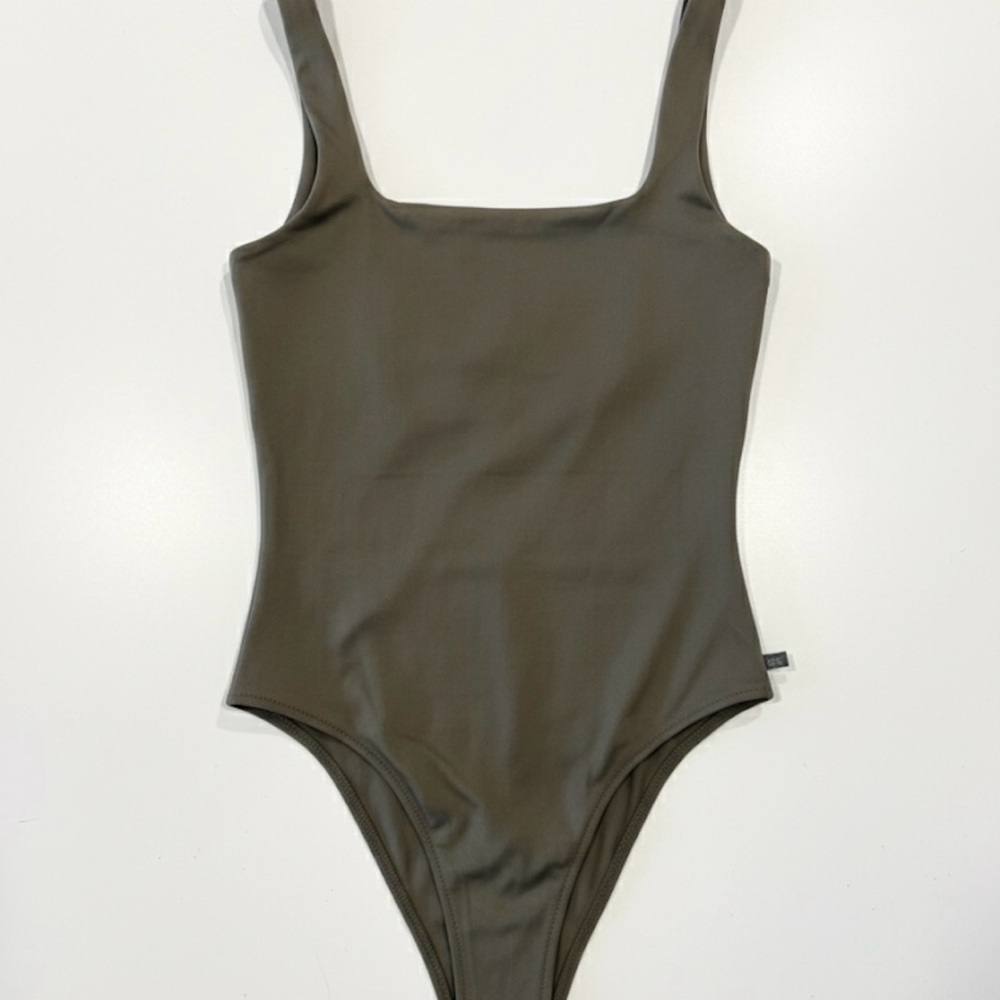 Divided Olive Green Bodysuit